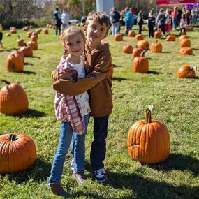 Thank You, Thank You, Thank You for another HUGELY SUCCESSFUL PUMPKIN GIVEAWAY!297 pumpkins  made their way home with excited children to be carved or painted!!! I am still in awe of how amazing our community is! We LOVE hosting these fun events & we are so very THANKFUL for the support we get from all of you!!! The weather was perfect! The treats were delicious!! And the best part was seeing so many happy and excited children running around enjoying themselves and picking their favorite pumpkin