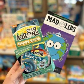 We have so many fun earth themed goodies and books to help you celebrate.