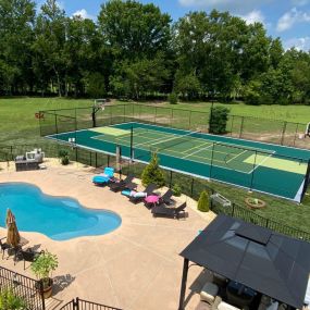 The ultimate in multi-sport experiences in your own backyard, play full court basketball, tennis, pickleball, badminton and volleyball on this 50′ x 100′ court. Your backyard will be the entertain destination for your kids and their friends, family get togethers or invite the whole team.
Call (615) 595-5582 to start building backyard memories that last a lifetime