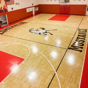 60′ x 94′ Full Court basketball Surface - SnapSports game surface is the perfect choice for schools, churches, YMCA’s, Rec Centers and sports facilities.  Whether building a brand new court or renovating an existing court our SnapSports Revolution surface will offer your facility a less expensive option over hardwood with great performance, extremely durable and virtually maintenance free.  Design the perfect surface to match your facilities needs with multiple sports lines, colors and custom lo