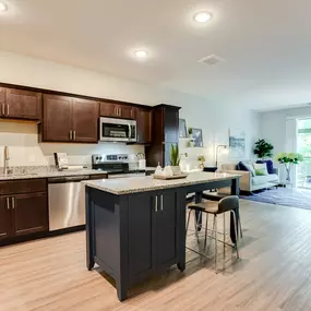 Kitchen and Living Space