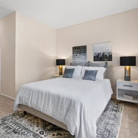Master bedroom at Alden Place at South Square