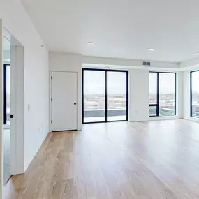 Living Room at The Mason Apartments