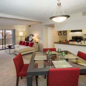 Dining Area With Kitchen