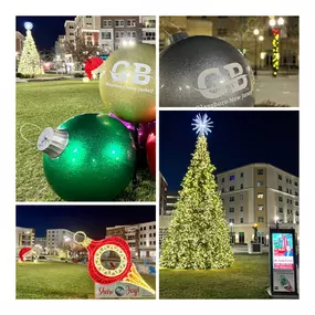 It’s beginning to look a lot like Christmas in Glassboro Town Square across the street from our office!