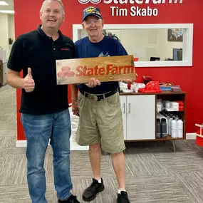 We are beyond grateful to have such wonderful customers like Don H who made our office even more special with his incredible craftsmanship! The plaque he created now adorns the entrance to the office, reminding us every day of the fantastic relationships we build with each and every customer!