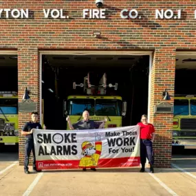 Proud to donate a National Fire Prevention Week kit to the Clayton Fire Department!