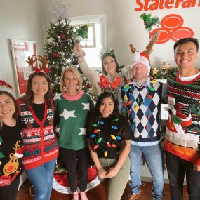 National Ugly Sweater Day at Jeri McKinley State Farm Insurance Office!