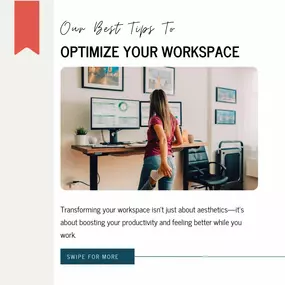 Transforming your workspace isn’t just about aesthetics—it’s about boosting your productivity and feeling better while you work.