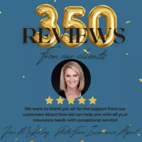 We want to thank you all for the support from our customers about how we can help you with all your insurance needs with exceptional service! Thank you for 350 Google reviews!