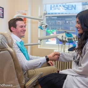 Midtown Dental Care Shaking Hands with Dentist