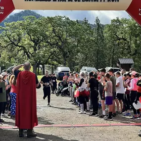 We had a great time sponsoring the Hearts With A Mission Superhero Run! Gave away lots of swag, met a lot of awesome people and played with super pups. It was so good to see the turn out and fun cheering on all of the runners from little kids to a 91 year old. Looking forward to next year!