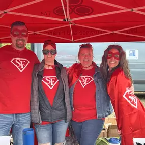 We had a great time sponsoring the Hearts With A Mission Superhero Run! Gave away lots of swag, met a lot of awesome people and played with super pups. It was so good to see the turn out and fun cheering on all of the runners from little kids to a 91 year old. Looking forward to next year!