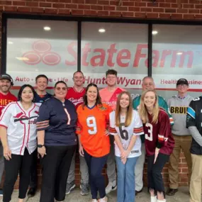 Repping our favorite teams on Jerseysday, just in time for the big game! ????????