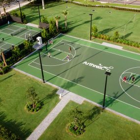 Pickleball and Basketball courts at Innovation Hotel Naples