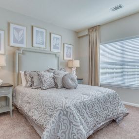 Master Bedroom Feels Large and Spacious with Impressive 9 Foot Ceilings and Large Walk-In Closets