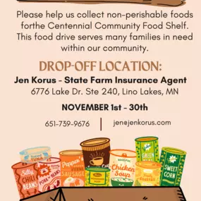 Centennial Community Food Shelf - Help donate to those in need!