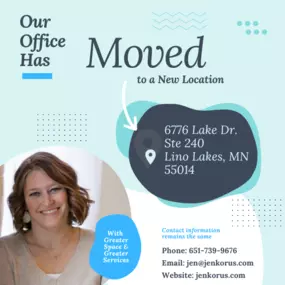 I want to use this opportunity to thank you from the bottom of my heart. Taking care of
you and your family is a responsibility that I don't take for granted and I'm forever
grateful for your support these last 10 years in Woodbury. I'm excited for the future and
look forward to continuing our relationship together.