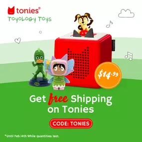 ???? Tonies are designed to foster imagination and active play for children ages three and up, it's everything a young explorer's growing mind needs!