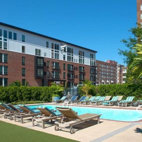 Pool With Building View