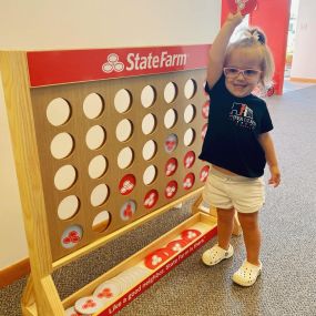 Training our future CEO! My little helper was hard at work —watering plants, mastering Connect 4, and running the office. At this rate, she’ll have my job soon!