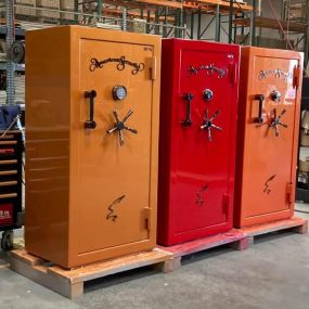 Safes are great for those looking for a higher level of protection from burglars, fires, floods, and more. Store important items like documents, prescriptions, guns, jewelry -- whatever is precious to you! Our selection is huge and has something for everyone. Shop our full inventory of dependable and durable safes online or in person at one of our two showrooms!