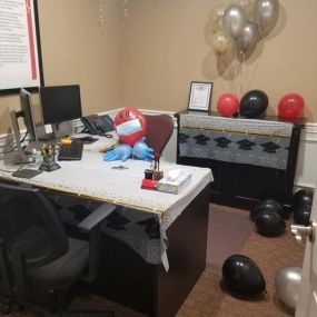 Birthday surprise in the office!