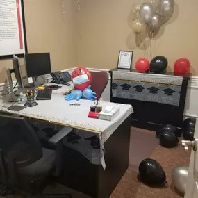 Birthday surprise in the office!