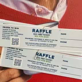 Don’t let Jake win all the amazing prizes from the raffle on Friday! Come by our office to pick yours up. You do not have to be present to win. $20 each or 6 for $100!