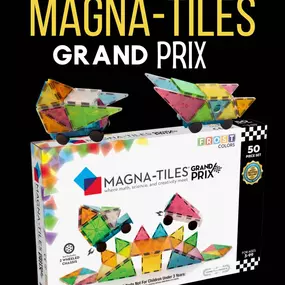 #Magnatiles are back in stock. New #glowinthedark and #sparkle and #grandprix sets.