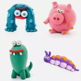 Join us Tuesday for our next Summer Activity: Hey Clay Creations! Your little one will be taught how to make one of these cute little critters out of clay