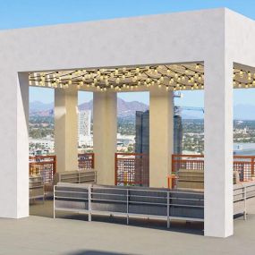The Rey Community Roof with Downtown Views