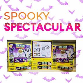 Tis the Season to be SPOOKY! ????
Decorate your treat bags, pumpkins, windows, and more with spooky stickers and sun catchers with Big Gem Diamond Painting by @creativityforkids. Diamond painting is a fun and engaging way to boost creativity, build fine motor skills, and improve self-confidence.