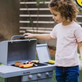 Red Toolbox Char-Broil Kid BBQ Set - The Char-Broil kids BBQ set is super barbe-cute and perfect for children ages 3 and up.