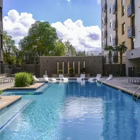 Resort Inspired Pool with Sundeck