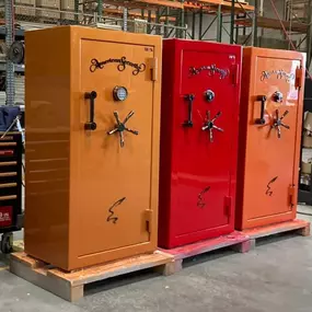 Safes are great for those looking for a higher level of protection from burglars, fires, floods, and more. Store important items like documents, prescriptions, guns, jewelry -- whatever is precious to you! Our selection is huge and has something for everyone. Shop our full inventory of dependable and durable safes online or in person at one of our two showrooms!