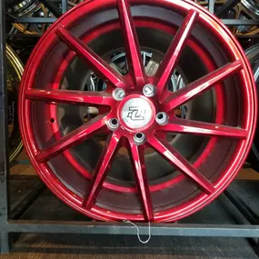 Noah's Tire Shop-rim red