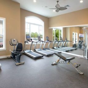 Fitness Center With Modern Equipment