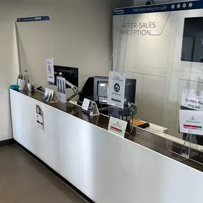 Inside Peugeot Service Centre Doncaster