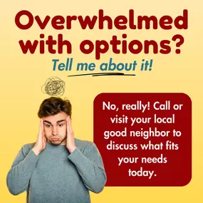 Do you need to talk through covering what matters most to you? Tell us about it! Call or visit your good neighbor in Washington to review your insurance needs today.