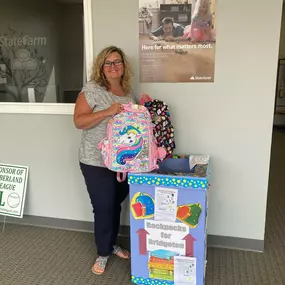 Once again our office is a collection location for the Backpacks for Bridgeton initiative. We are collecting backpacks and basic school supplies from now until the end of August. If you would like to donate please come out and see us on Shiloh Pike!