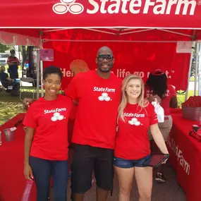 Kendrick Jones State farm insurance agent team event