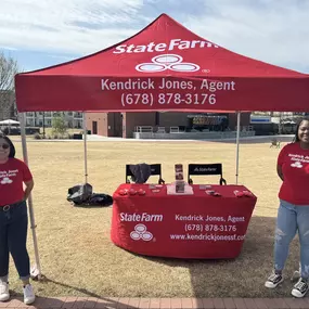 The Kendrick Jones State Farm team is out in the community. We love talking to you! Call us for a free insurance quote!