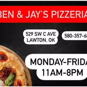 Welcome to the neighborhood Ben and Jay’s Pizzeria!