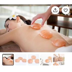 Himalayan Pink Salt Round Disk Massage| Massage Therapy Stone