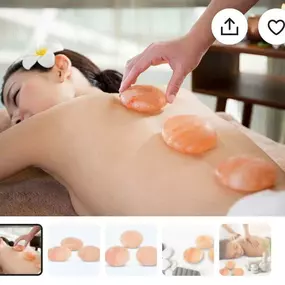 Himalayan Pink Salt Round Disk Massage| Massage Therapy Stone