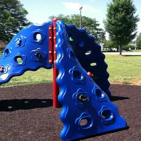 The Cyclone Challenger is a fantastic addition to any playground and offers quality at a price that is difficult to match.
The climber is generally kept in-stock with blue panels and a red center post.