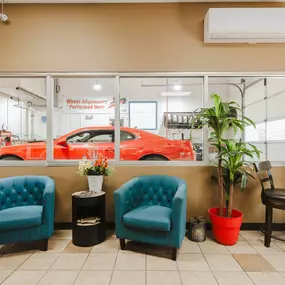 Take a front row seat while we take care of your ride. Relax in our comfy lounge at McCormick Quality Tires & Lube while we handle the hard work.