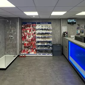 Inside Plumb Centre in Bodmin