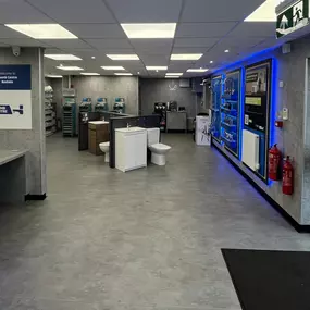 Inside Plumb Centre in Bodmin